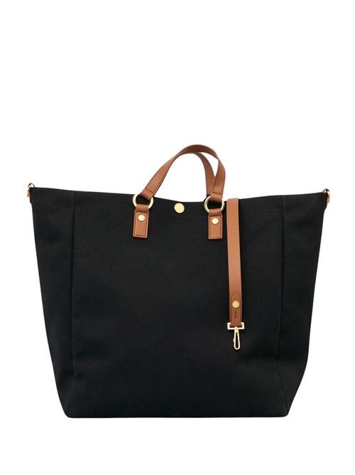 Borsa tote in canvas Elisabetta Franchi | BS14A62E2B58